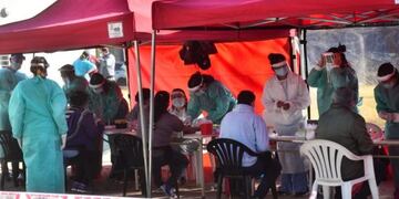Hisopados en barrios de Córdoba