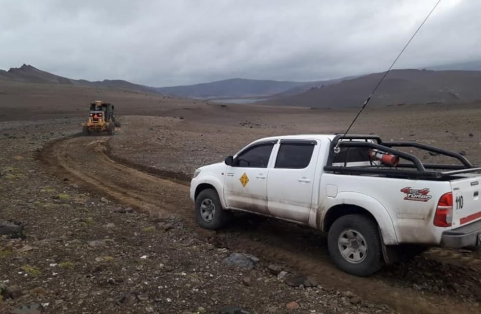 Continúa la apertura de caminos hacia el Parque Nacional Perito Moreno