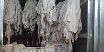 Clausuraron una carnicería sanjuanina por vender mercadería en mal estado\u002E Foto: Gobierno\u002E