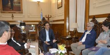 Valdés se reunió con empresarios de la industria forestal\u002E (Foto: @gustavovaldesok)