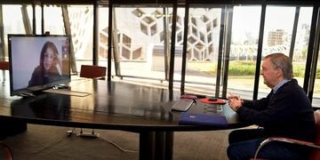 Por videoconferencia, el Gobernador firmó un convenio de adhesión con el programa federal\u002E