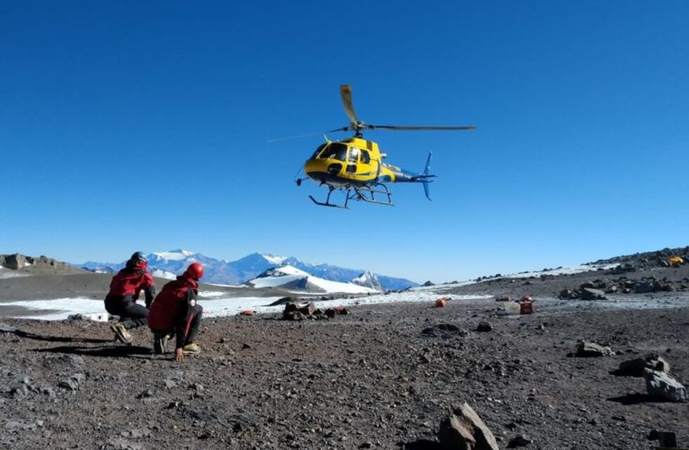 Rescataron del Aconcagua a un andinista japonés tras desbarrancar en La Canaleta