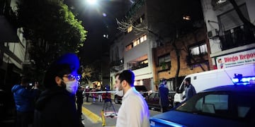 Casamiento judío en plena cuarentena (Foto: Clarín)