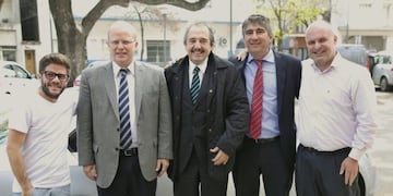 El legislador visitó a sus correligionarios en la provincia\u002E (@ricalfonsin)