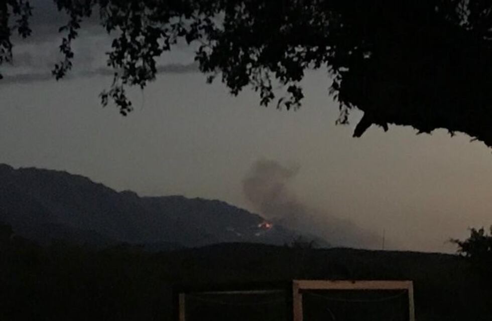 Otro foco de incendio en Traslasierra