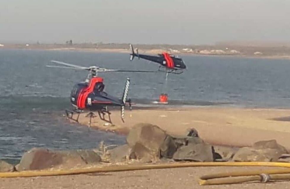 Mirá los entrenamientos de los Halcones para combatir incendios