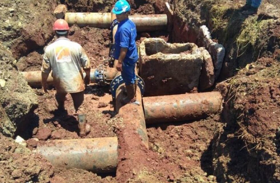 Posadas: trabajan para regularizar abastecimiento de agua potable