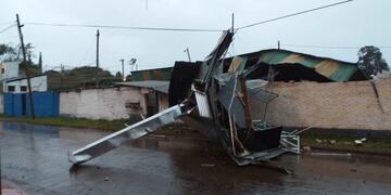 Club Atlético Oberá\u002E Daños por la tormenta