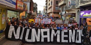 Marcha Ni una menos Ru00edo Cuarto
