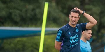 Lionel Scaloni, entrenador de la Selección Argentina campeona del mundo. / EFE