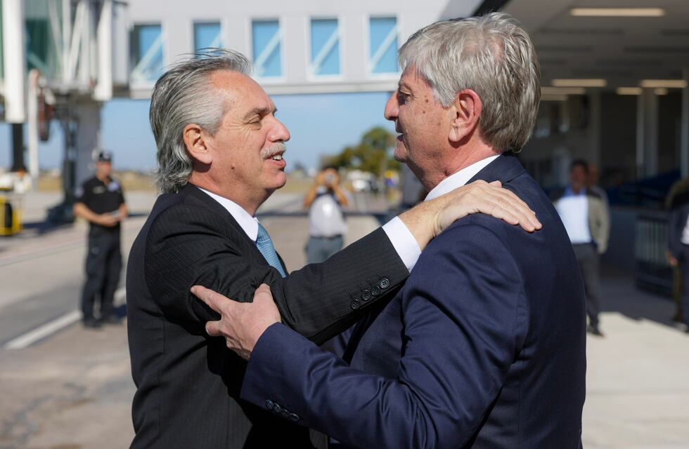 Alberto Fernández viajó a La Pampa para inaugurar una obra, y felicitar a Sergio Ziliotto: “Es un día de fiesta”