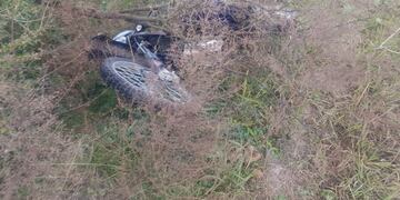 Motocicleta hallada en Villa del Prado\u002E