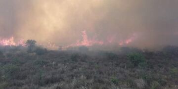 Nuevo incendio cerca de B° La Campana