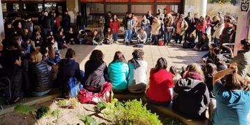 Toma en la Universidad Nacional de San Luis\u002E