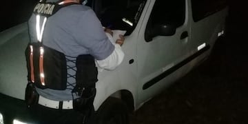 El auto quedó retenido por el papel apócrifo\u002E