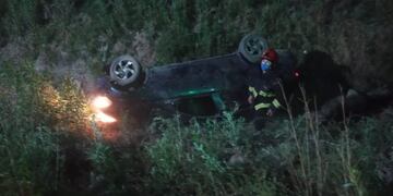 El choque se produjo en el límite entre San Martín y Caucete\u002E