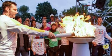 La antorcha olímpica llega a Mendoza\u002E