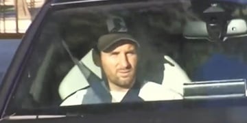 Messi, lesionado y junto a Antonela\u002E (Sport)