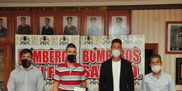 Subsidio a bomberos voluntarios de San Francisco