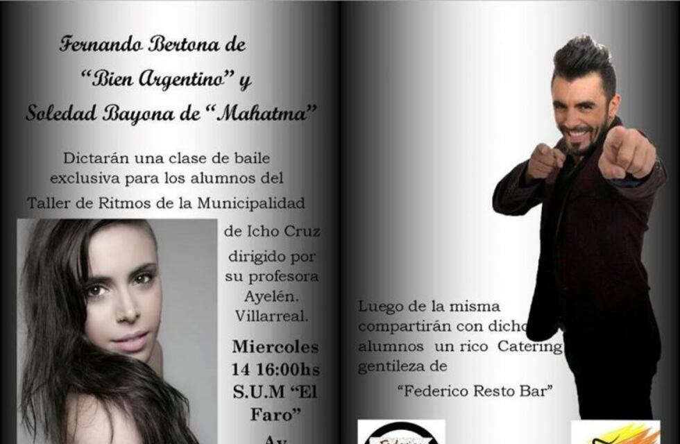 El gran gesto de Fernando Bertona y Soledad Bayona con una escuela de danza Icho Cruz