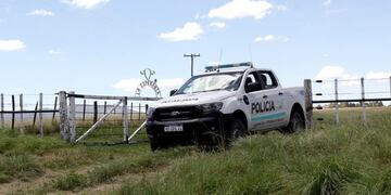 “La Esperanza”\u002E En esa estancia, ubicada unos 15 kilómetros campo adentro de la autopista 55, encontraron los cuerpos calcinados\u002E Foto: Juan Andrés Galli/El Diario de la República\u002E