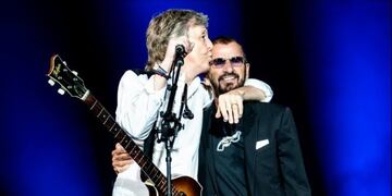 Paul McCartney y Ringo Starr\u002E (Foto: Twitter)