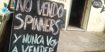 Cartel anti spinners General Ramos