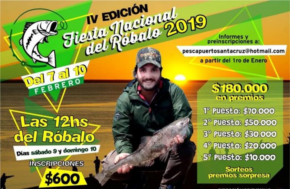 Puerto Santa Cruz : localidad se prepara para su Fiesta Nacional del Róbalo