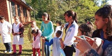 Feria de ciencias de los alumnos del Paraje Yacutinga\u002E (Noticias)