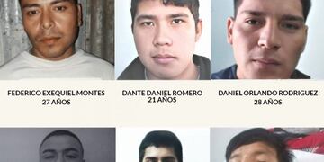 Revelaron la identidad de los presos fugados en Tartagal\u002E (Policía de Salta)