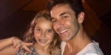 Mariano Martínez y su hija Olivia\u002E (Instagram)