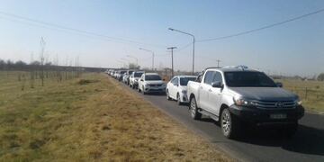 Ruralistas de Villa Mercedes se sumaron al banderazo contra la intervención de Vicentín