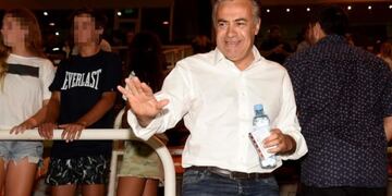 Alfredo Cornejo estuvo en Lima, Perú, presenciando el partido de Godoy Cruz por la Copa Libertadores\u002E