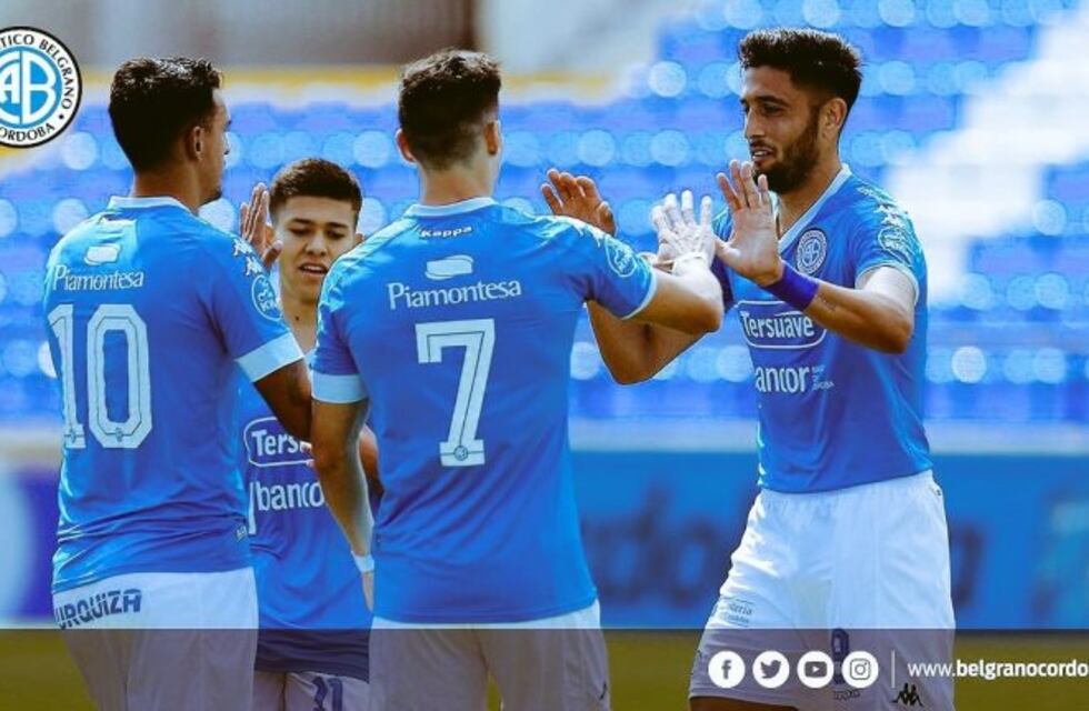 Tobías Figueroa casi la mete desde media cancha para Belgrano