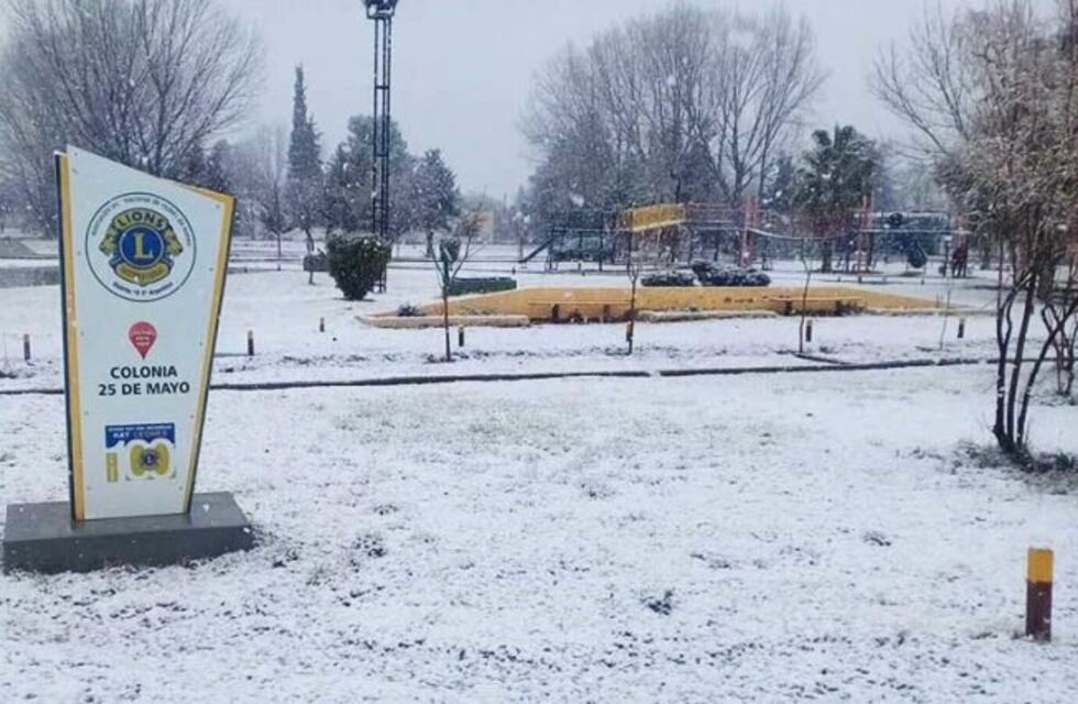 Sigue nevando en La Pampa y también se percibió el fenómeno en Santa Rosa
