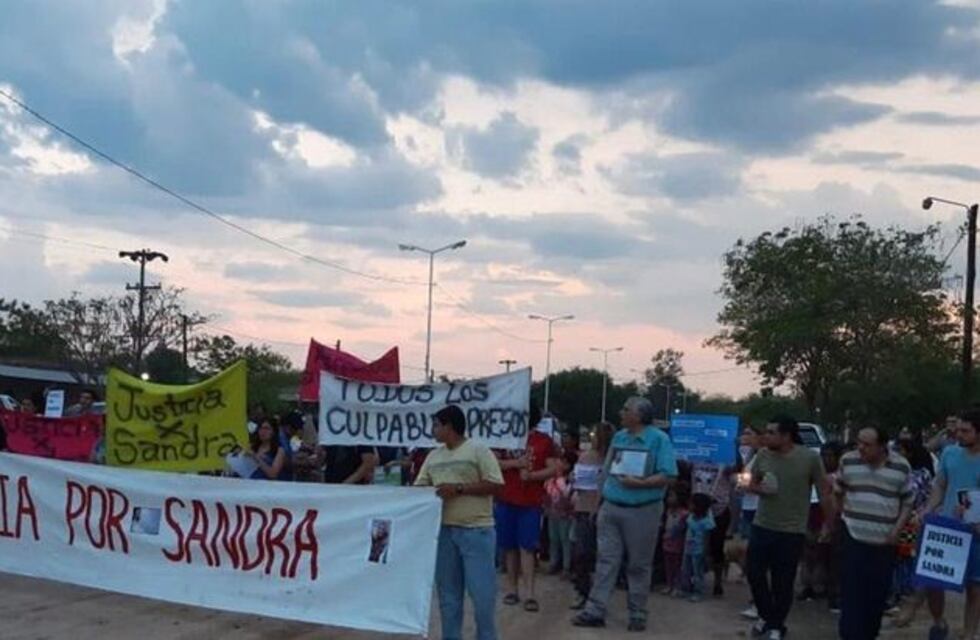Marcha en El Chorro por el crimen de Sandra Palomo