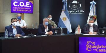 El COE Jujuy presentó esta noche datos actualizados
