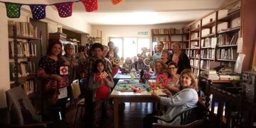 Taller en la Biblioteca Sarmiento