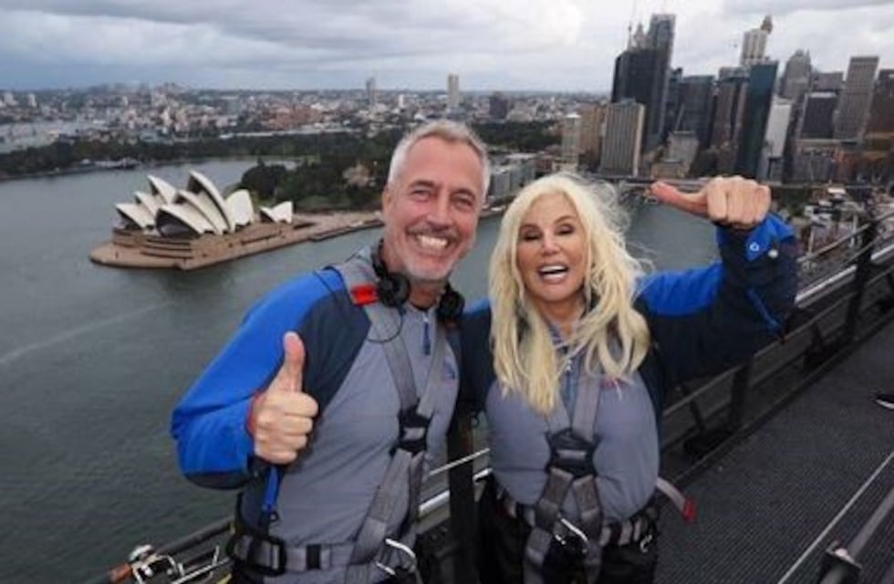 El blooper de Susana Giménez en Sydney: ¡casi pierde las extensiones!