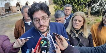 Pablo Avelluto en Jesús María (Gentileza Mas Radio)