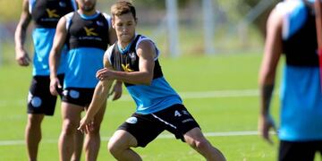 Tomás Guidara entrena en Belgrano\u002E