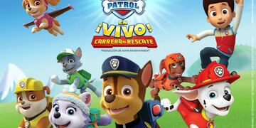 Paw Patrol, el show infantil, vendru00e1 a Cu00f3rdoba\u002E