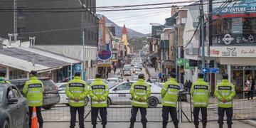 Policia en Ushuaia