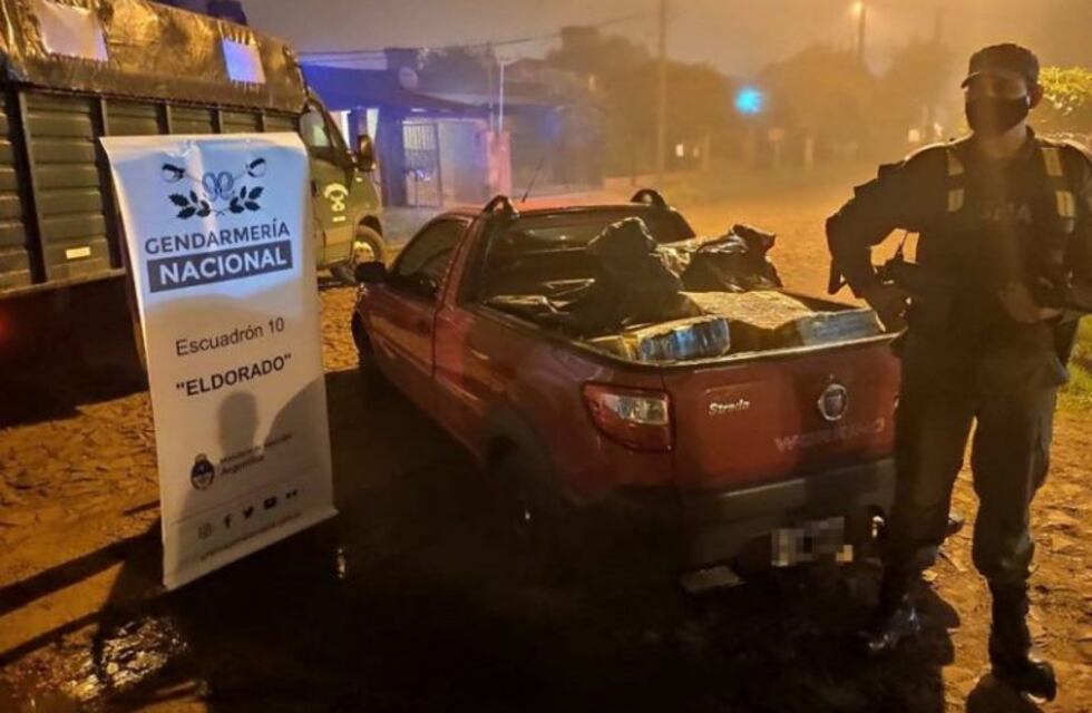 Gendarmería secuestró más de 816 kilos de marihuana en Puerto Piray