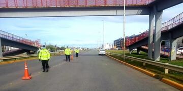 Controles policiales en Tierra del Fuego