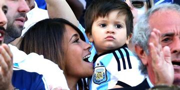 Antonela Roccuzzo y Thiago