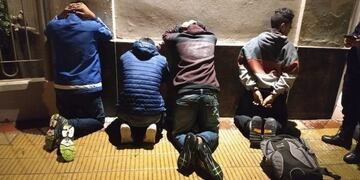 Lo cuatro ladrones fueron trasladados a la Comisaría del Menor, en San Luis\u002E