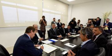 Bordet firmó el acuerdo en Paraná\u002E