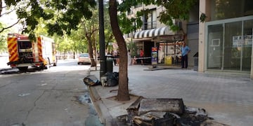 Explotó un transformador\u002E Foto: Cadena 3\u002E