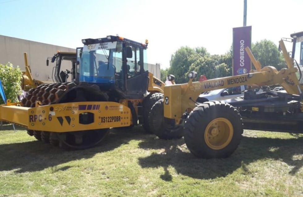 Nueva maquinaria vial para el Valle de Uco